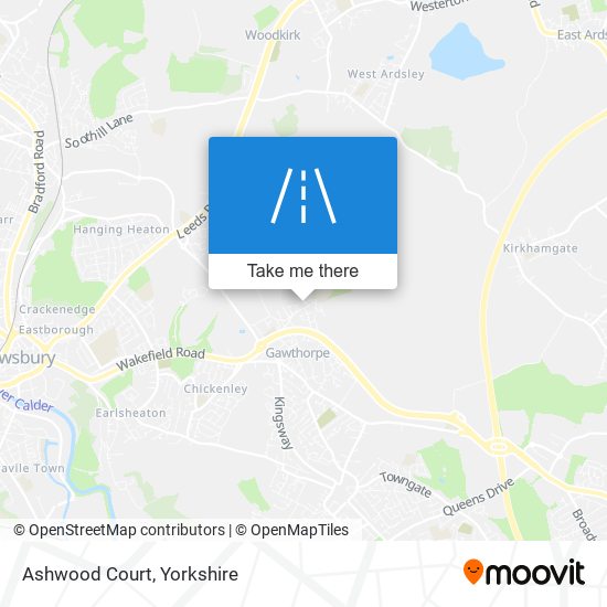 Ashwood Court map