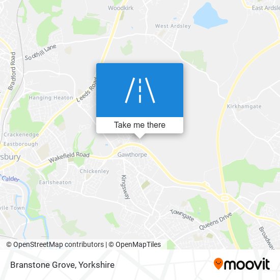 Branstone Grove map