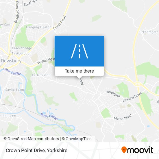 Crown Point Drive map