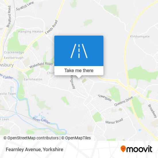 Fearnley Avenue map