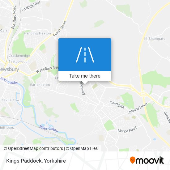Kings Paddock map