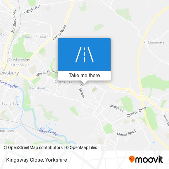 Kingsway Close map