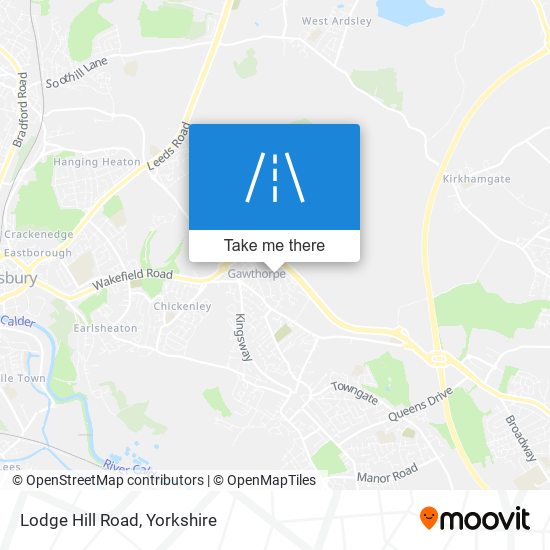 Lodge Hill Road map