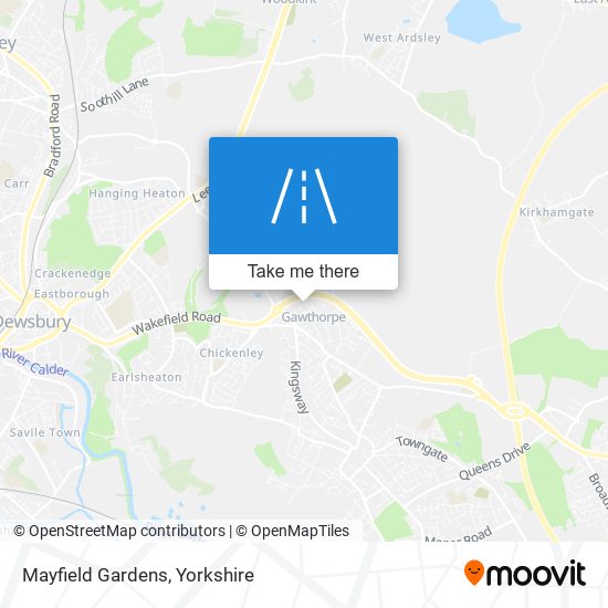 Mayfield Gardens map