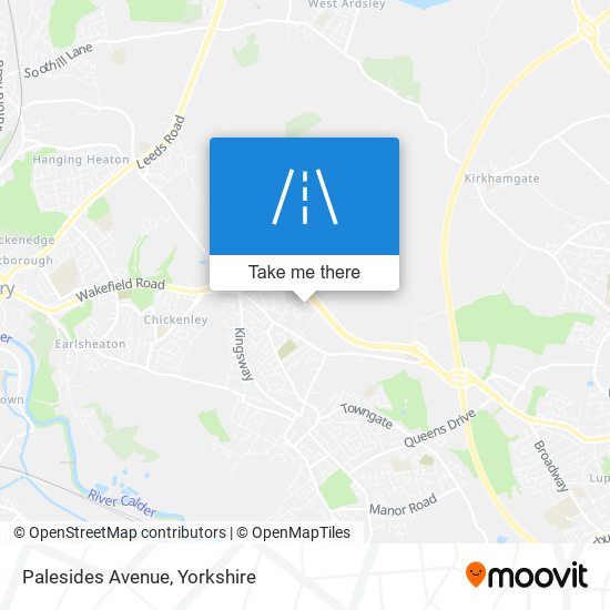 Palesides Avenue map