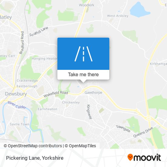 Pickering Lane map