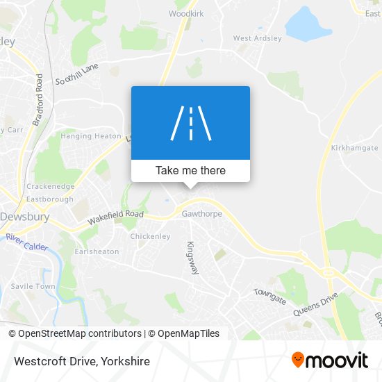 Westcroft Drive map