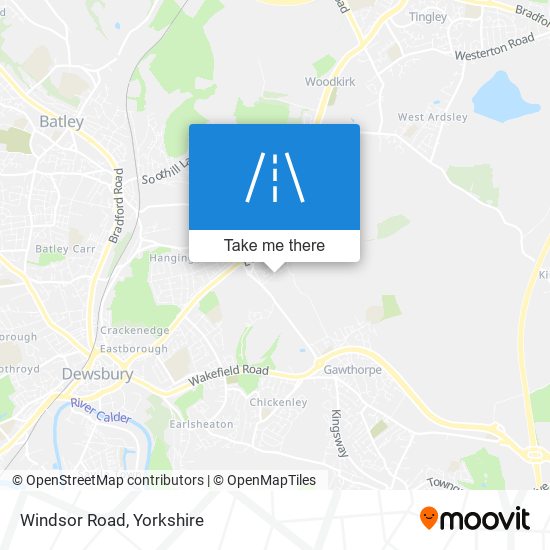 Windsor Road map