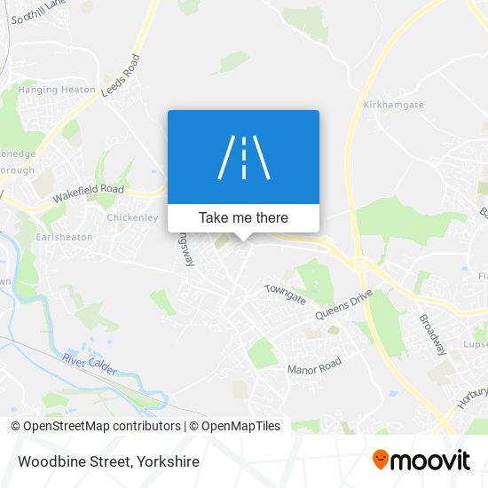 Woodbine Street map