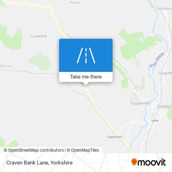 Craven Bank Lane map