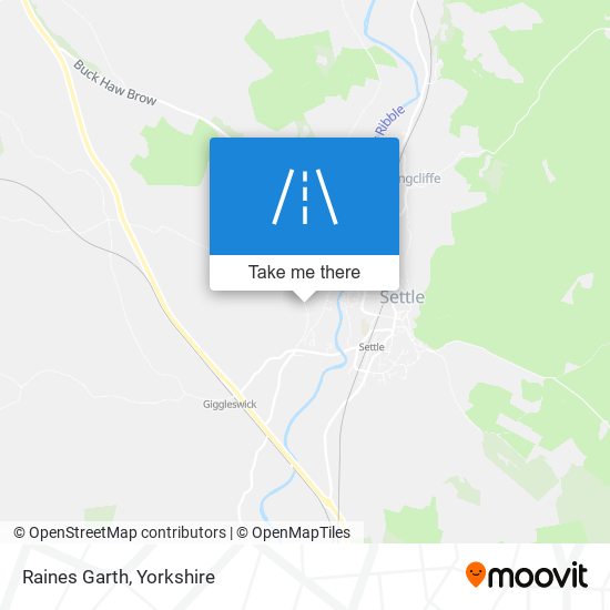 Raines Garth map
