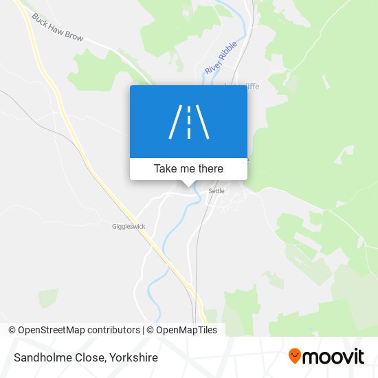 Sandholme Close map