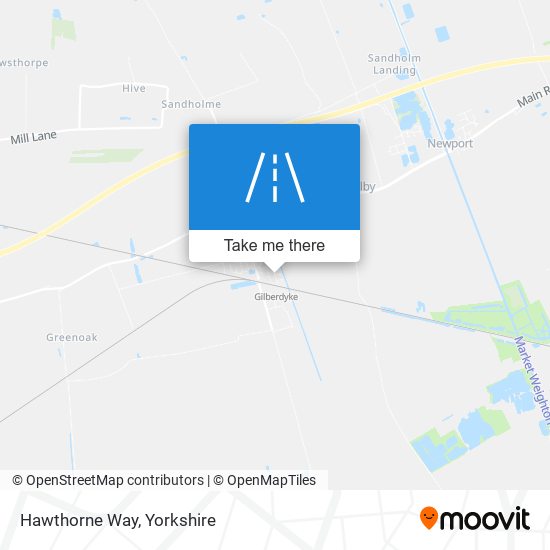Hawthorne Way map