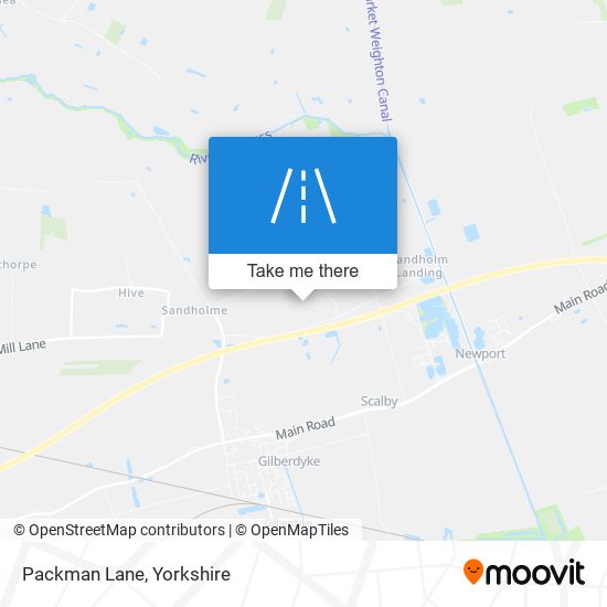 Packman Lane map