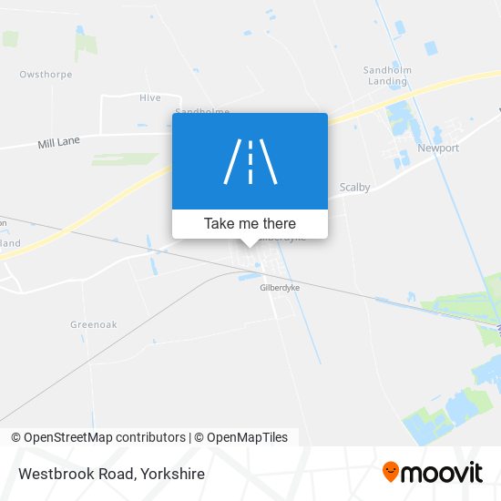 Westbrook Road map