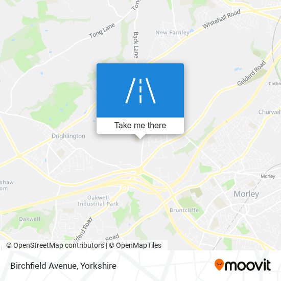 Birchfield Avenue map