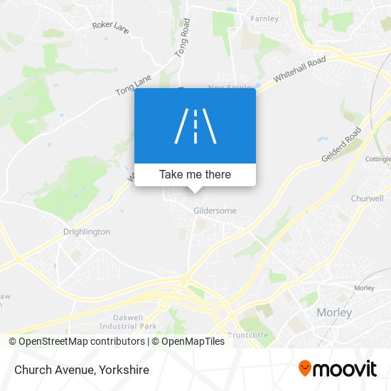 Church Avenue map