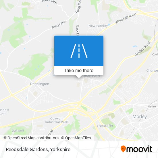 Reedsdale Gardens map