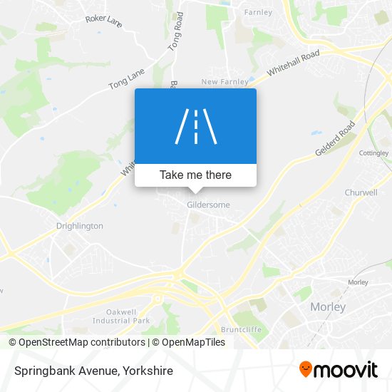 Springbank Avenue map