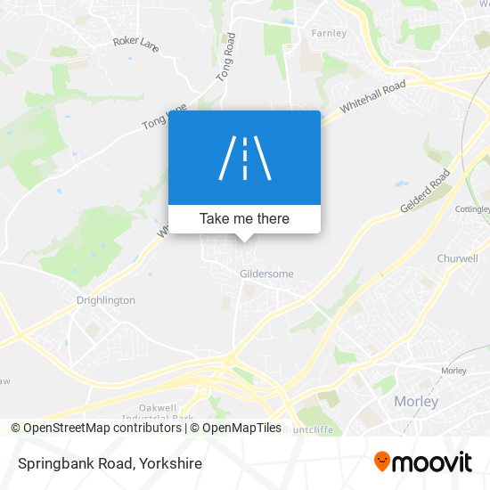 Springbank Road map