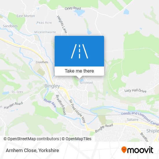 Arnhem Close map