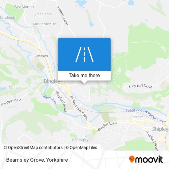 Beamsley Grove map