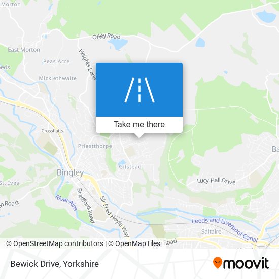 Bewick Drive map