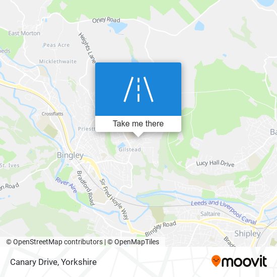 Canary Drive map