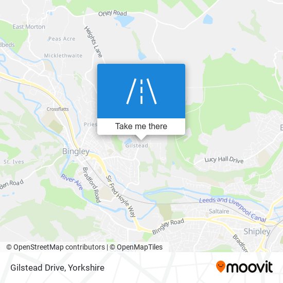 Gilstead Drive map