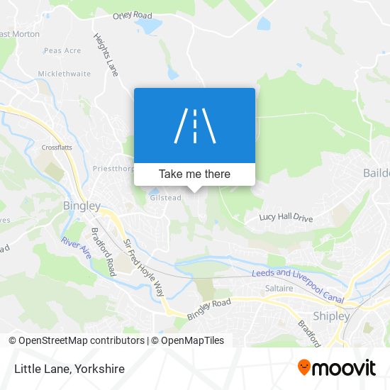 Little Lane map