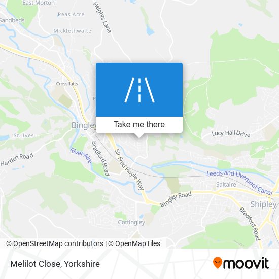 Melilot Close map