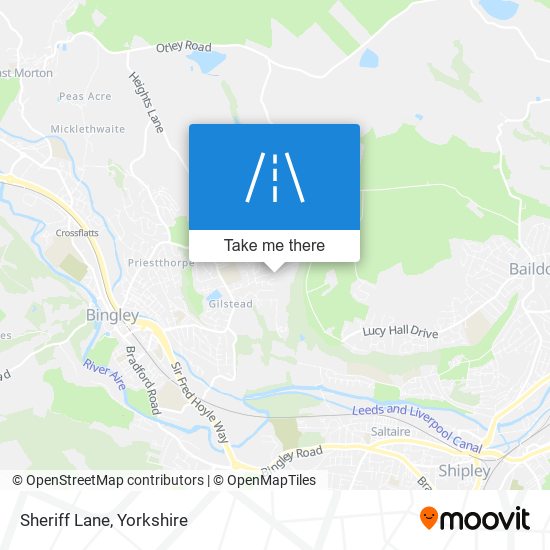 Sheriff Lane map