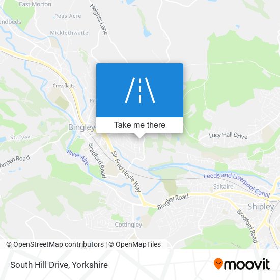 South Hill Drive map