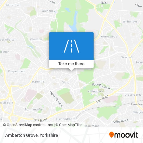 Amberton Grove map