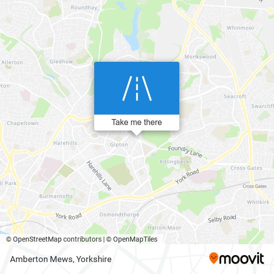 Amberton Mews map