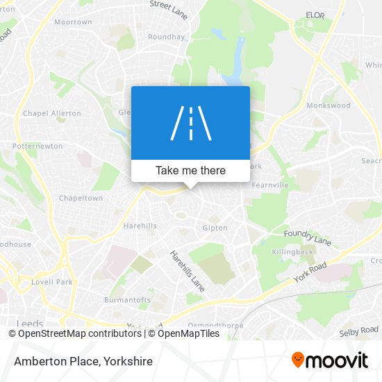 Amberton Place map
