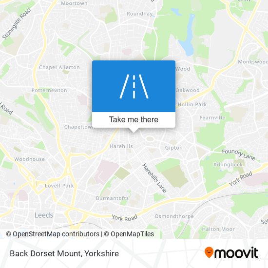 Back Dorset Mount map