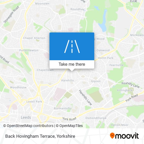 Back Hovingham Terrace map