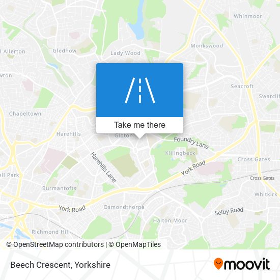 Beech Crescent map