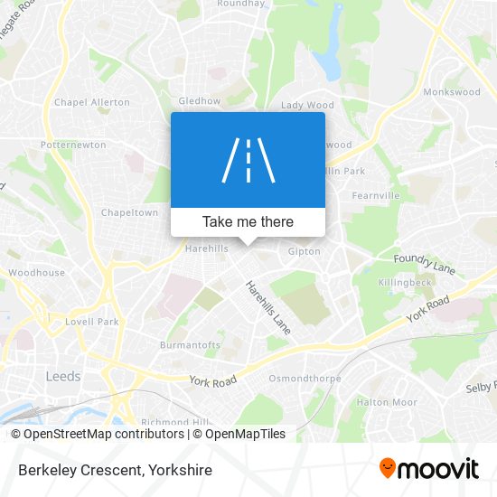 Berkeley Crescent map