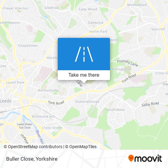 Buller Close map
