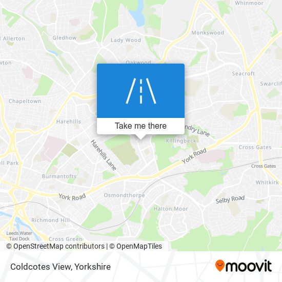 Coldcotes View map