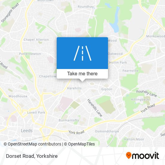 Dorset Road map