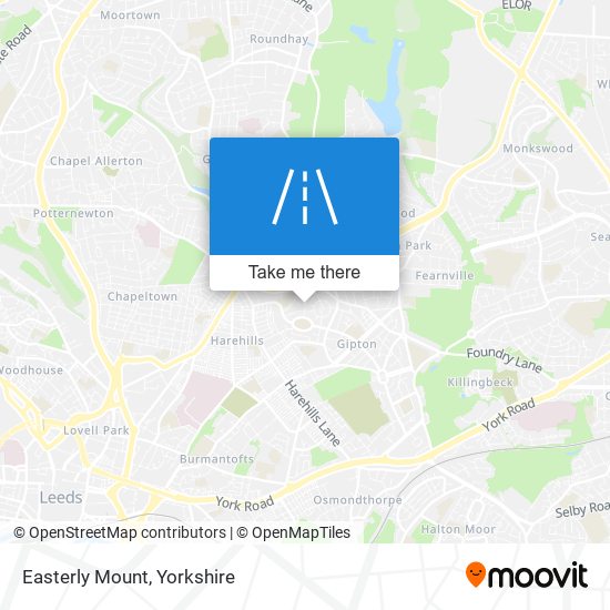 Easterly Mount map