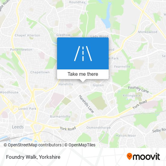 Foundry Walk map