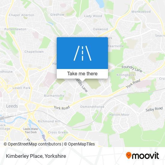 Kimberley Place map