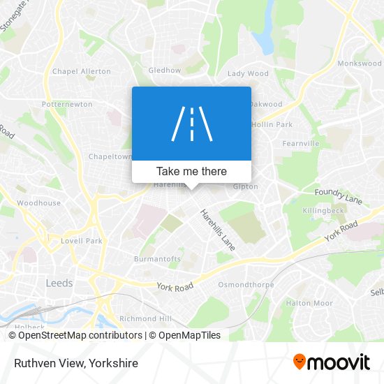 Ruthven View map