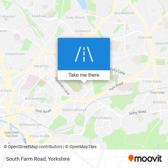 South Farm Road map
