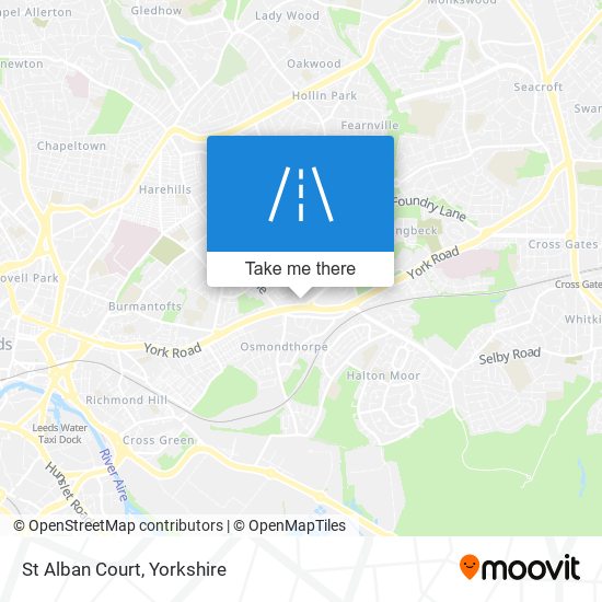 St Alban Court map