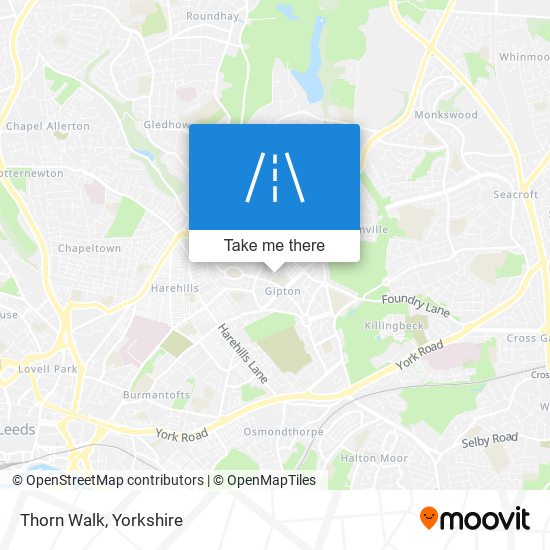 Thorn Walk map